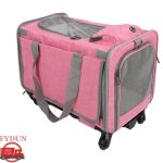 Fydun transporteur pour chat porte - chien � roulettes porte - chien roulant facile � plier pour fournitures ...