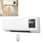 Fydun ventilateur climatiseur mural - ventilateur refroidisseur chauffage dair - led tlcommande 2 modes?froi ...