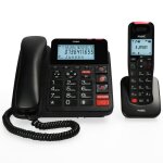 Fysic fx - 8025 - téléphone de bureau avec répondeur téléphonique et téléphone dect noir Fysic fx - 8025 - téléphone de bureau avec répondeur téléphonique et téléphone dect noir