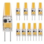 Ampoule led g4 3w 12v - blanc chaud 3000k - lot de 10