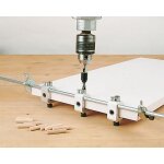 Gabarit multiguide pour l'assemblage de panneaux 16 et 19 mm - virutex - pm11d