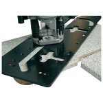 Gabarit de profilage pour plan de travail - pvc dur - 12 mm - 45 / 90 - rayon arrondi extrieur