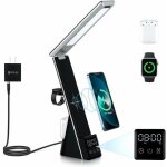 Gabrielle lampe de bureau led avec chargeur sans fil station de charge rapide 3 en 1 lumi�re de console ...