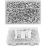 Gabrielle rivets aveugles 500 pcs m3. 2 m4 m5 rivets aveugles en aluminium rivets pop en aluminium rivets ...