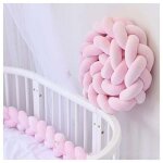 Gabrielle tour de lit tress� 3m coleur de rose tour de lit b�b�