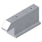 G�che � glisser pour coulissant aluminium - la croisee ds ds2293 - 000 - fixation vis ou fa�ade - vis ...