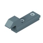 G�che pour coulissant aluminium - la croisee ds ds2274 - 012 - noir - aluminium - fixation vis ou fa�ade ...