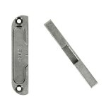 Gche galet  dfoncer pour crmone  ttire dimension 85x16x9mm zamak finition argent - ferco - e - ...