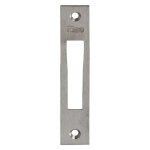 Gâche inox plate pour electa - generique - profil cylindre européen - standard - 24mm - 2 entrées - mat ... Gâche inox plate pour electa - generique - profil cylindre européen - standard - 24mm - 2 entrées - mat ...