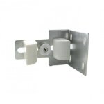 G�che portail coulissant acier zingu� blanc 3 fonctions blanc