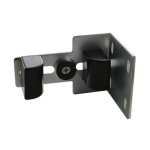 G�che portail coulissant acier zingu� blanc 3 fonctions noir