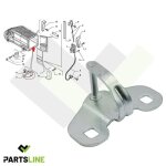 Gche de serrure pour portes battantes arrire compatible avec jumper ducato boxer  partir de 2006 - ...