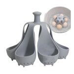 Gadget de cuisson - yd - cuiseur  ?ufs en silicone - cuit 6 ?ufs - compatible lave - vaisselle - flexible ...