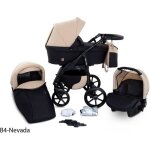 Gagadumi boston combine 3 en 1 poussette nacelle sige - auto avec tous les accessoires landau (b4 - ...