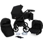 Gagadumi boston combine 3 en 1 poussette nacelle sige - auto avec tous les accessoires landau (b5 - ...
