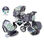 Gagadumi urbano combinée 3 en 1 poussette nacelle siège - auto avec tous les accessoires landau (u1 - ... Gagadumi urbano combinée 3 en 1 poussette nacelle siège - auto avec tous les accessoires landau (u1 - ...