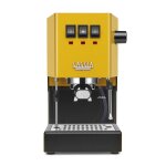 Gaggia classic e24 jaune machine a cafe expresso manuelle 15 bars porte filtre 58 mm reservoir 21 l