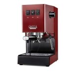 Machine  caf - gaggia - classic evo - rouge - acier inoxydable - performance optimale
