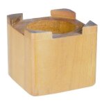 Gah - alberts geberit lot de 4 rehausseurs de lit en bois 100 x 100 x 100 mm trous - oslash 75 mm profondeur ...