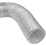 Gaine aluminium 150mm pour hotte extracteur dair arateur climatiseur 10m tuyau en alu flexible