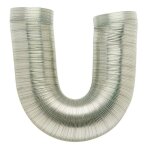 Gaine flexible alu 100 mm x 3 m - autogyre - accessoires de finition ou de raccordement