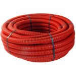 Couronne de gaine tpc rouge diamtre 90mm longueur 25m.