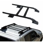 Kit barres de toit trans + long pour ford ranger ii (typ pj / pk) 2007 - 2012 alu noir