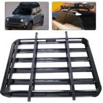 Galerie de toit de voiture universelle en aluminium panier baignoire bagages garde - corps de cargaison ...
