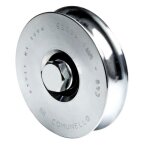 Galet - 310 - 80 (11504520 - 001) - gorge demi - ronde - �78 mm - zingu� roulements �tanches