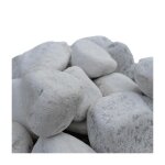 Galet blanc 60 / 100 mm ? lot 5 sacs + / - 25 kg