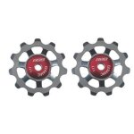 Galet de dérailleur bbb aluboys - 11 dents - roulement céramique - gris Galet de dérailleur bbb aluboys - 11 dents - roulement céramique - gris