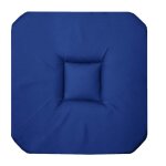 Galette de chaise - panama - indigo - 36x36 cm - 100% coton - intrieur
