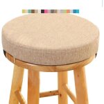 Galette de chaise ronde - luskyka� - diam�tre 30 cm - �paisseur 5 cm - tissu coton - mousse haute qualit� ...