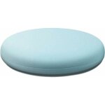 Galette de chaise ronde - mich - 35 cm - d�houssable - lavable - mousse � m�moire de forme - bleu - respirant ...