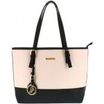 Sac cabas femme gallantry - bicolore beige - simili cuir - 45x29 cm Sac cabas femme gallantry - bicolore beige - simili cuir - 45x29 cm
