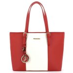 Gallantry - sac cabas femme fourre - tout rayures lyc�e - rouge