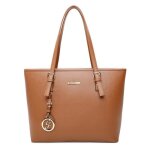 Sac � main femme fourre - tout grande capacit� - gallantry - camel - synth�tique - zipp�e - main