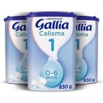 3 botes de lait en poudre calisma 1er ge (3x830g) - gallia de 0  6 mois