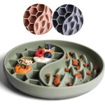 Gamelle anti - glouton pour chiens chatsslow feedertapis de fuite pour chien avec grande ventousetapis ...