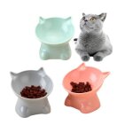 Gamelle pour chat - surélevée - inclinable à 15° - rose - polypropylène Gamelle pour chat - surélevée - inclinable à 15° - rose - polypropylène