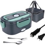 Gamelle chauffante 12v 24v 220v 3 en 1 lunch box chauffante electrique 40w 1. 5l boite chauffante repas ...