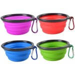 Gamelle chien - non spcifi - lot de 4 - silicone - pliable - portable