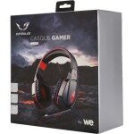 Casque gamer - gamium - noir / rouge - filaire - circum - aural - micro omnidirectionnel