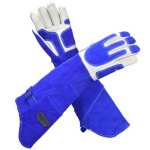 Gants anti - morsure pour animaux en cuir souple paissir les gants anti - rayures gants de protection ...