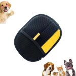 Gants anti - poils animaux r�utilisables lot de 2 - 2 pi�ces bleu universel - gant chat chien poil elimination ...