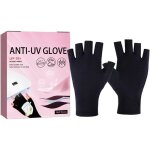 Gants anti uv pour gel manucure - protection uv sans doigts - blanc Gants anti uv pour gel manucure - protection uv sans doigts - blanc