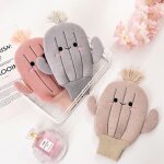 Gants de bain cr�atifs pour b�b� 3 pi�ce dessin anim� cactus serviette de bain gants de frottement �ponge ...