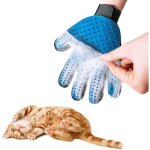 Gant brossage chatgant chat poil gant de toilettage en silicone 4 en 1 pour chien / chat gant brosse ...