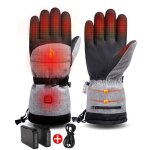 Gants chauffants batterie rechargeable 4000mah chauds et imperméables hiver en plein air ski et vélo Gants chauffants batterie rechargeable 4000mah chauds et imperméables hiver en plein air ski et vélo