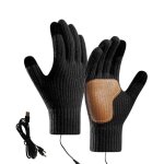 Gants chauffants longue dur�e avec doigts tactiles antid�rapants - noir taille unique - homme / femme ...